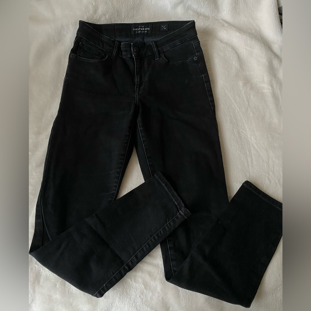 Lucky brand black skinny jeans